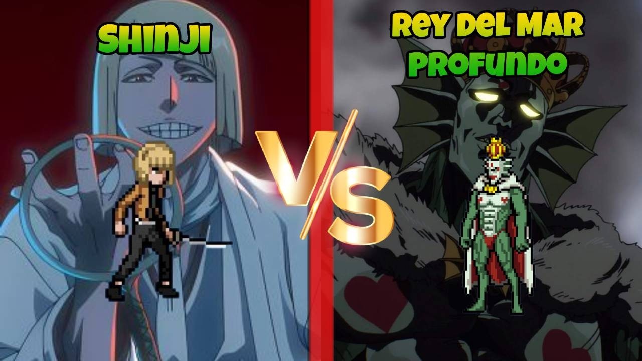 Jump Force MUGEN Shinji vs Rey Del Mar Profundo