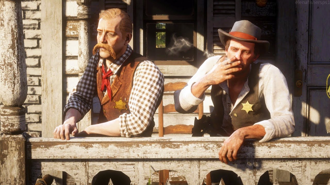 RDR2 - DUTCH introduce Arthur Callahan to SHERIFF Gray - American Distillation