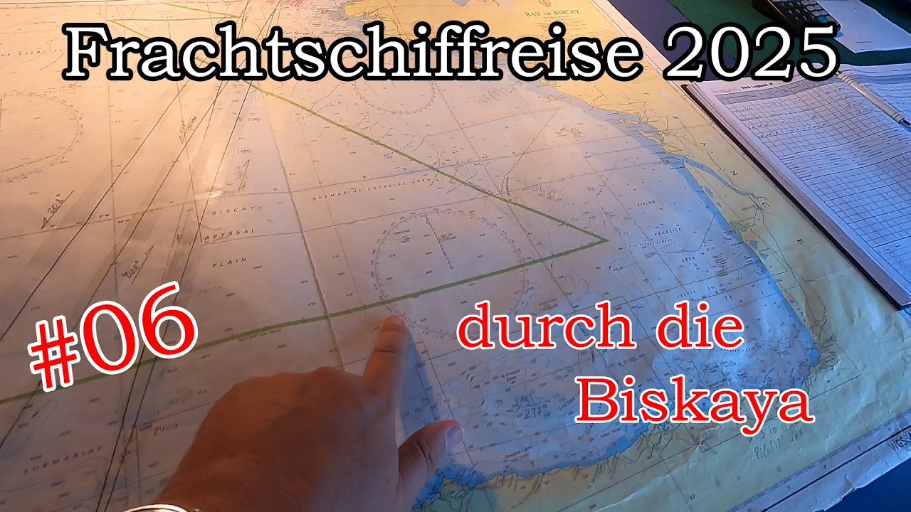 Mit MS HENNEKE RAMBOW auf Frachtschiffreise | #06 Durch die Biskaya nach Ferrol | 2025