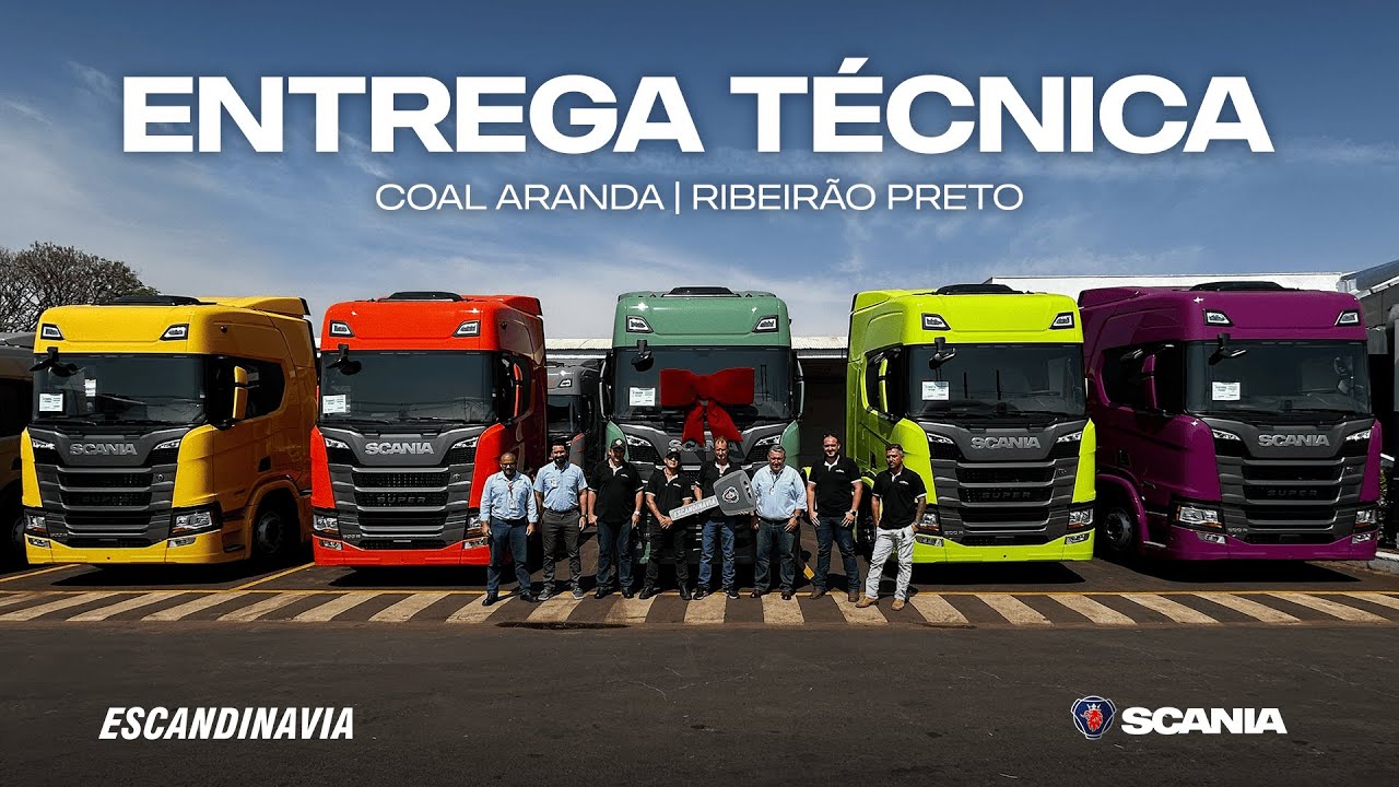 PARAMOS O CEASA DE RIBEIRÃO PRETO COM ESSA ENTREGA TÉCNICA!  |  5 Scania R500 para a COAL Aranda