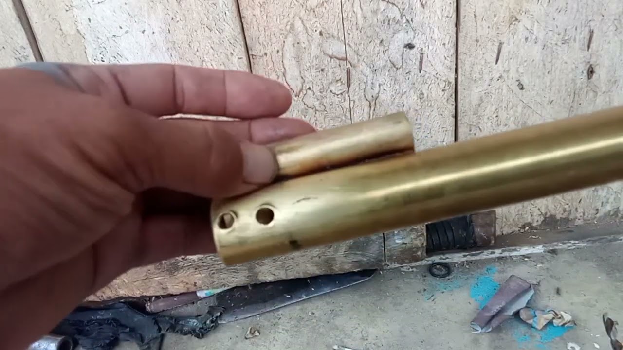langkah mudah mematri kuningan//menyolder kuningan//brass welding method