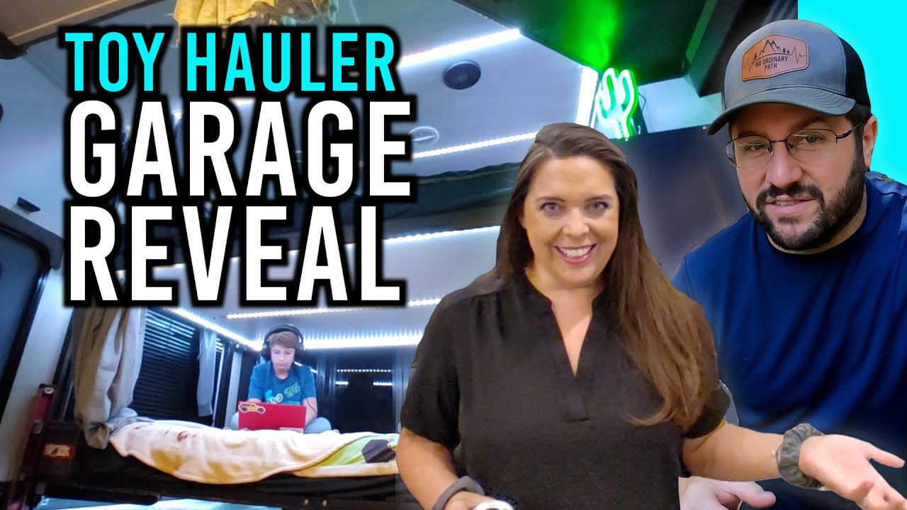 Turning our Toy Hauler Garage into a Bedroom (Twin Queens for our Teens)