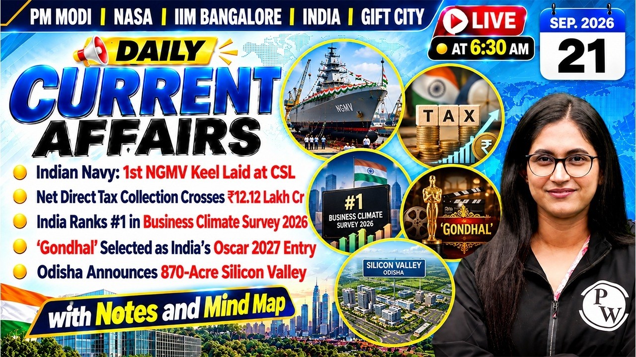 21th Sept 2026 | Current Affairs Today | Banking Current Affairs 2026 | by Sushmita Ma'am