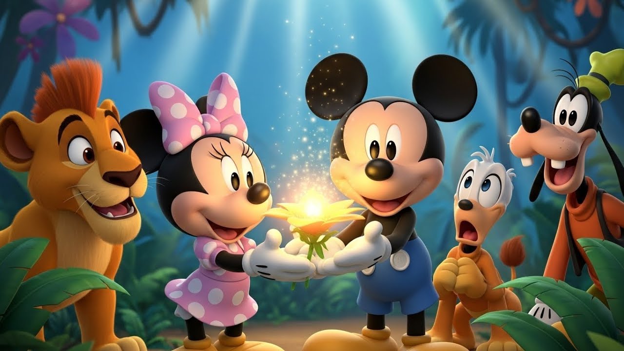 Mickey Mouse Jungle Adventure PART 2 🌴✨ | The Lost Golden Flower | 3D Cartoon for Kids