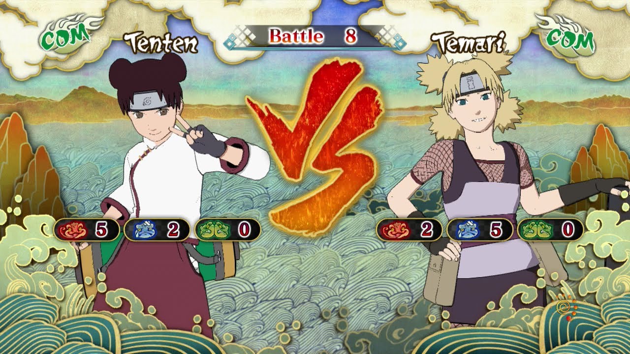 Naruto Shippuden: Ultimate Ninja Storm 3, Tenten VS Temari!