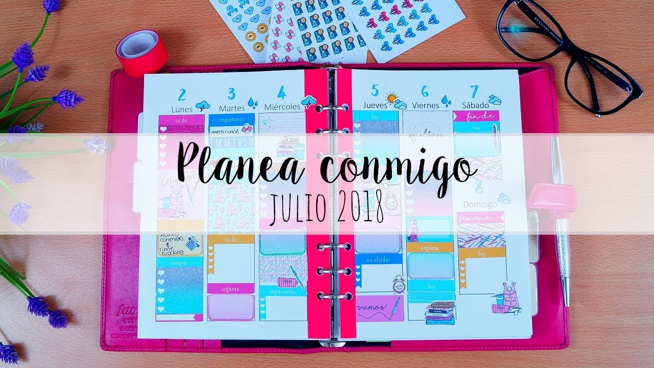 Planea conmigo // Julio 2018 | Julieta Jareda