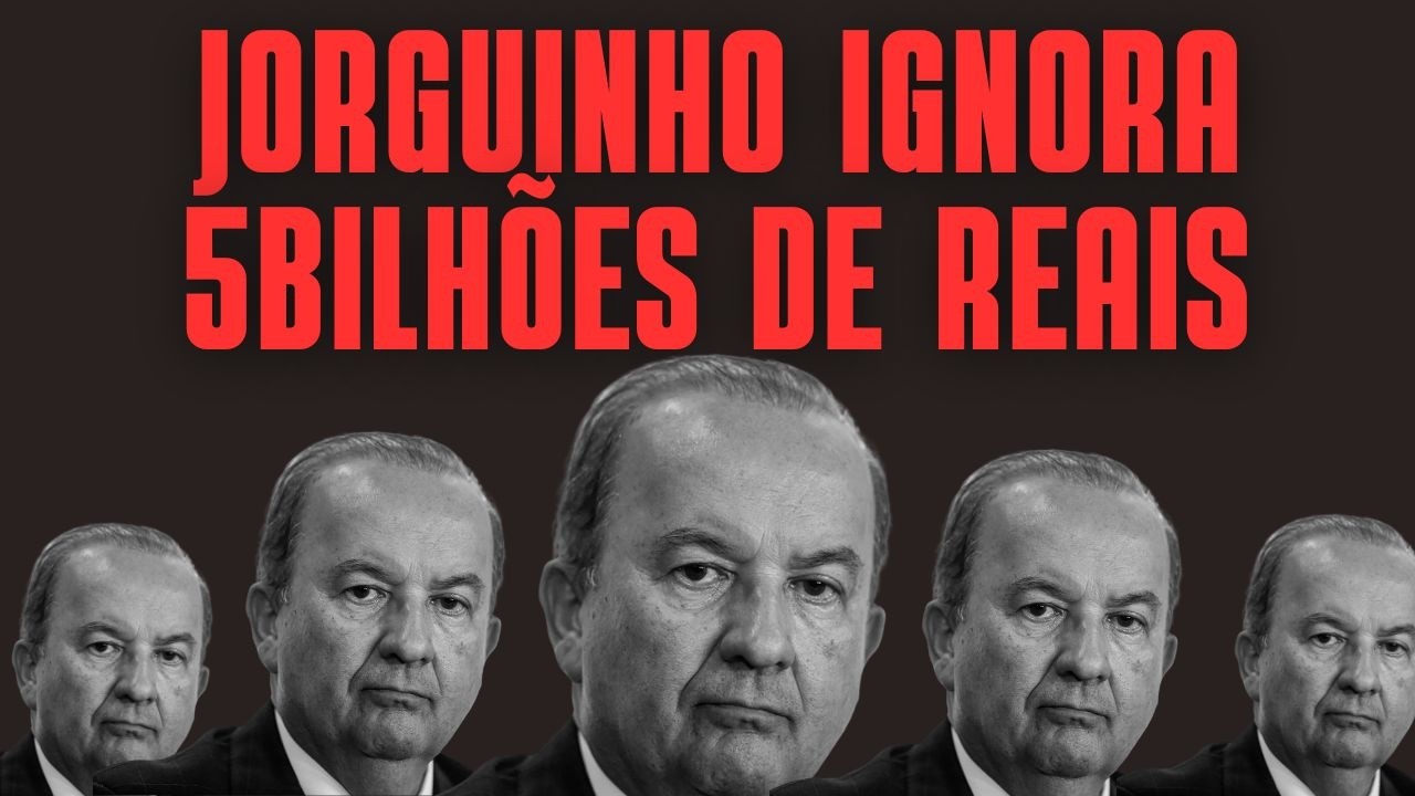 SÃO 5 BILHOES DE REAIS E O JORGINHO FINGE QUE GOVERNO FEDERAL NÃO EXISTE EM SANTA CATARINA - ABSURDO
