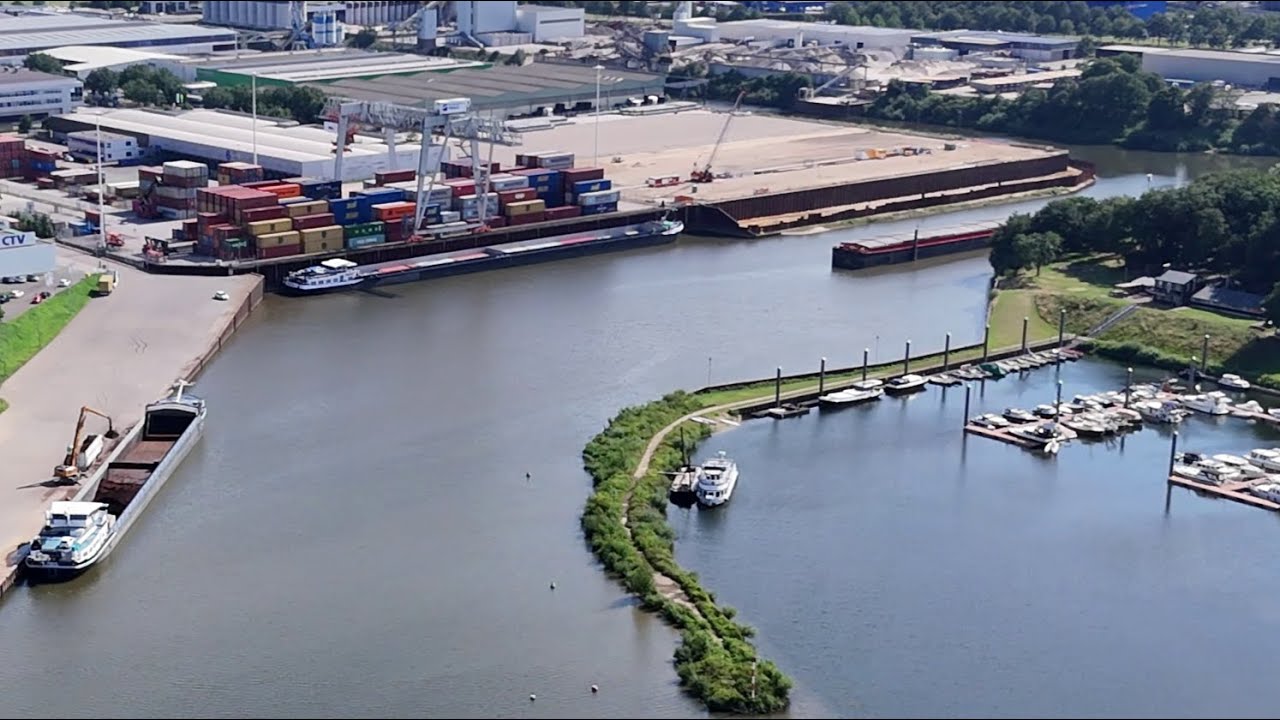 Lossen in Venlo daarna vaart naar sluis Heel.