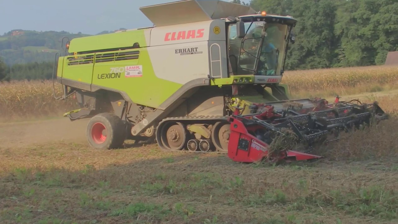 Soja-Ernte 2018 | Class Lexion 770 | Fendt 514 Vario | Lampl Erdbau GmbH