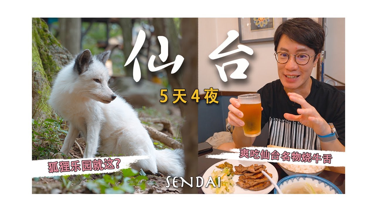 【日本仙台5天4夜】一直心心念念的狐狸村有點心塞，還好有爆多汁的牛舌和美味毛豆奶昔｜宮城縣藏王狐狸村｜味太助燒牛舌｜喜久水庵｜日本旅居｜4K｜2023