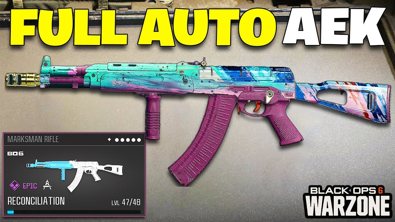 *BUFFED* FULL AUTO AEK-973 is INSANE in WARZONE SEASON 6! (Best AEK-973 Class Loadout for Warzone 3)