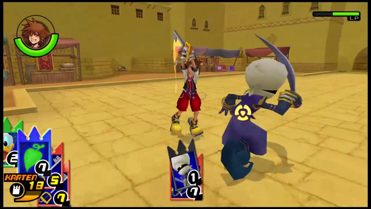 Kingdom Hearts Re: Chain of Memories  Kartenduell mit Sora Part 5[Road to Kh3 5/9]