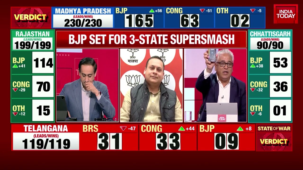 Watch The Moment When BJP's Amit Malviya Tried Trolling Rajdeep For Cong CMs Interviews