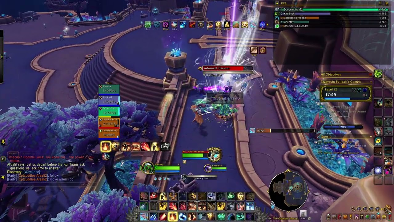 WoW Midnight pre-patch scalecommander augmentation evoker pve Tazavesh: So'leah's Gambit Mythic +12