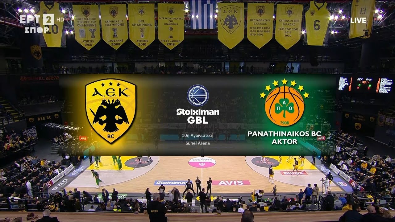 Stoiximan GBL | ΑΕΚ – Παναθηναϊκός AKTOR | 10η Αγωνιστική | Highlights