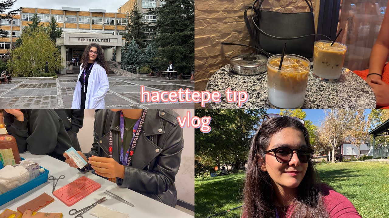 UNİ VLOG| hacettepe tıpta dersler, önlük giyme töreni, sütur atma, topluluklar…