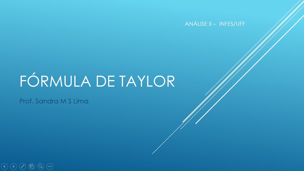 Análise II - Fórmula de Taylor