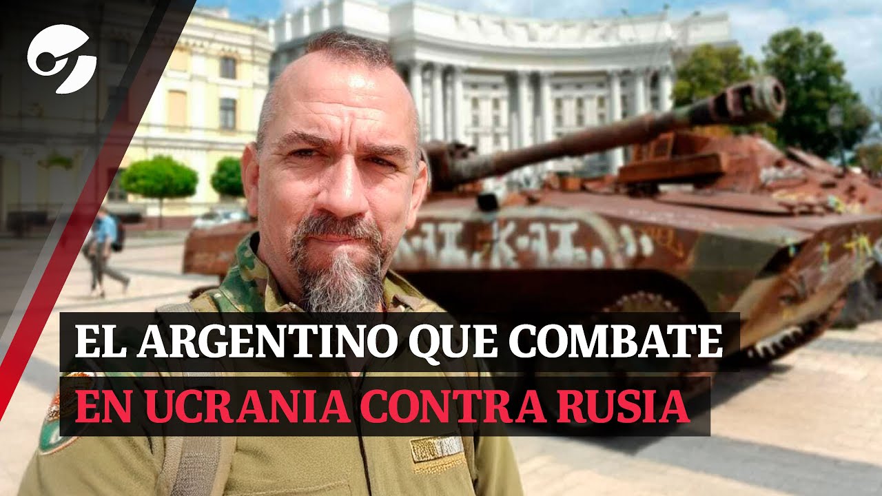 La historia de un cordobés que fue a pelear en Ucrania contra Rusia. 