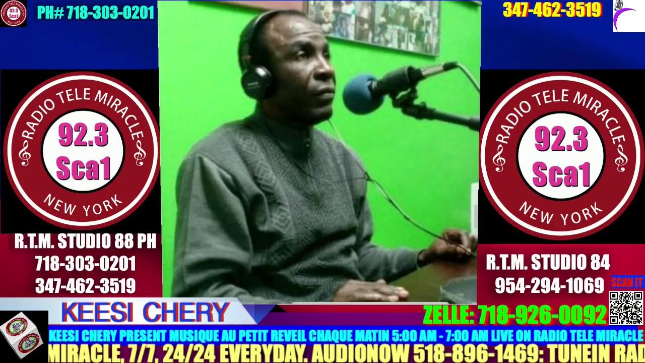 KEESI CHERY MUSIQUE AU PETIT REVEIL LIVE ON RTM. 92.3 SCA1