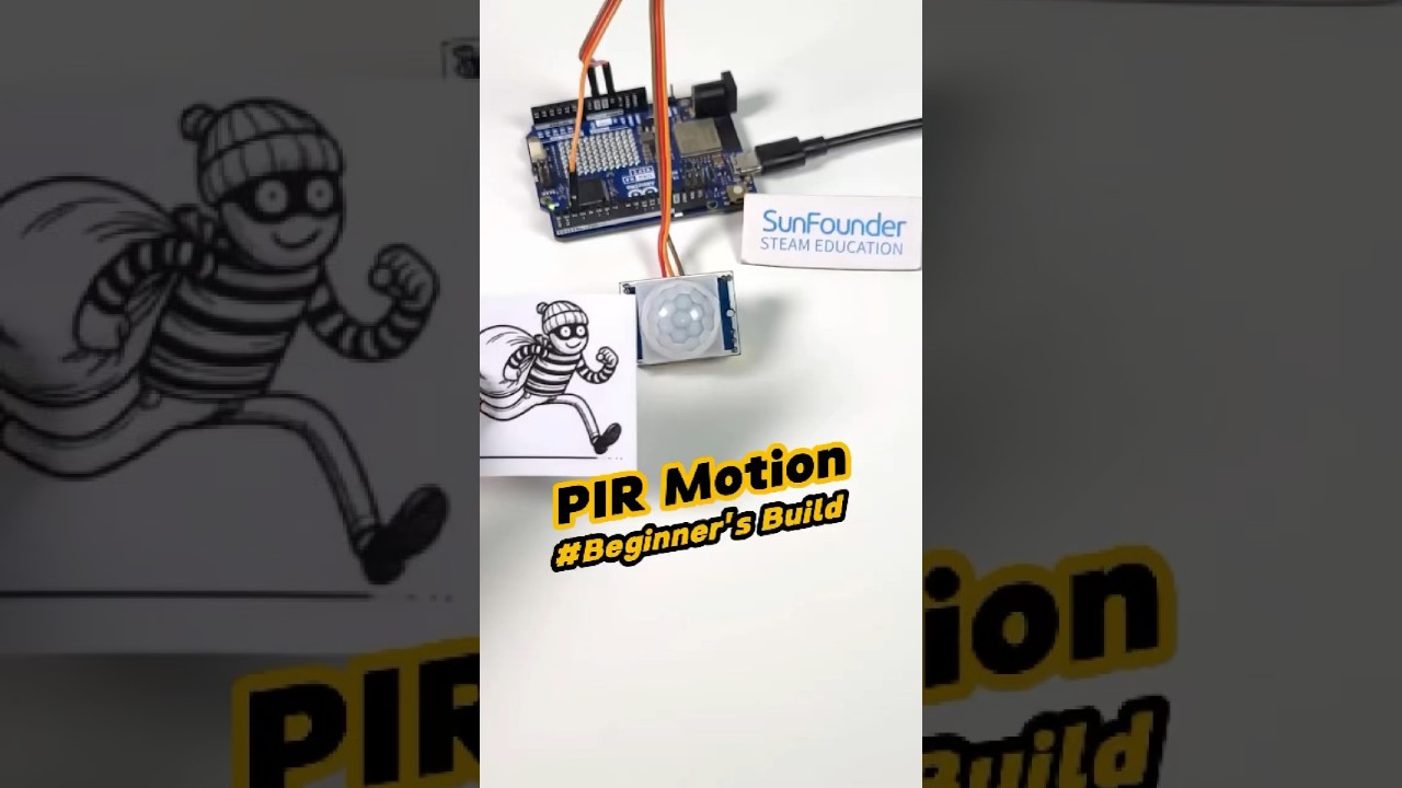 Arduino X Passive Infrared Sensor | Detecting Motion with Arduino!#arduino #electronics #engineering