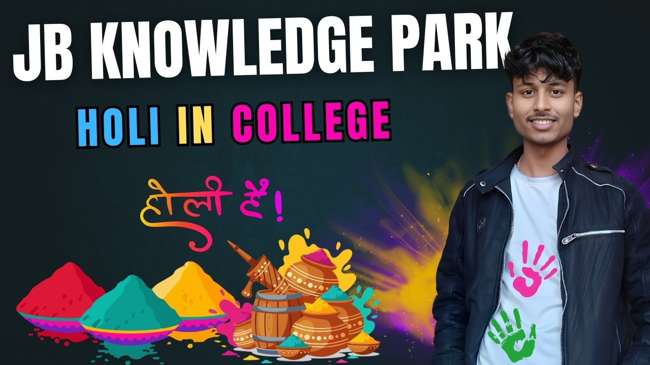 JB Knowledge Park College Holi Fest | Holi Fest | College Festival | Delhi BCA College