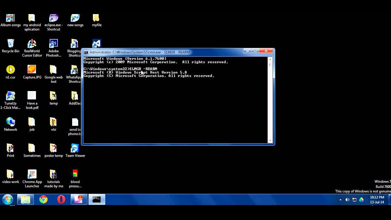 Window 7 Build 7600 This copy of Windows is not genuine Problem 100 % Fix [2017] 💻