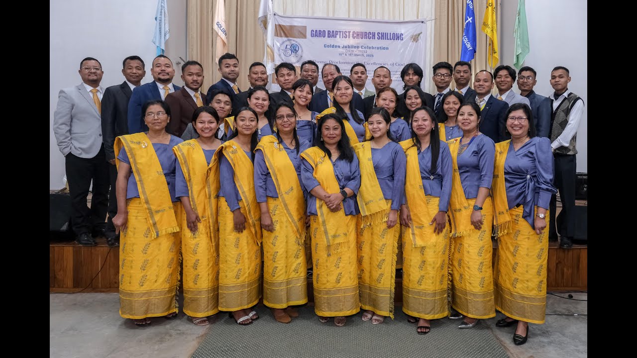 Garo Baptist Church Shillong Jubilee Choir || Uni Dal•anina Mitelani #goldenjubileecelebration