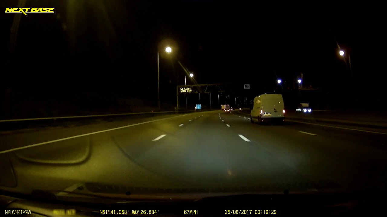 Van Flashed by speed camera on M25