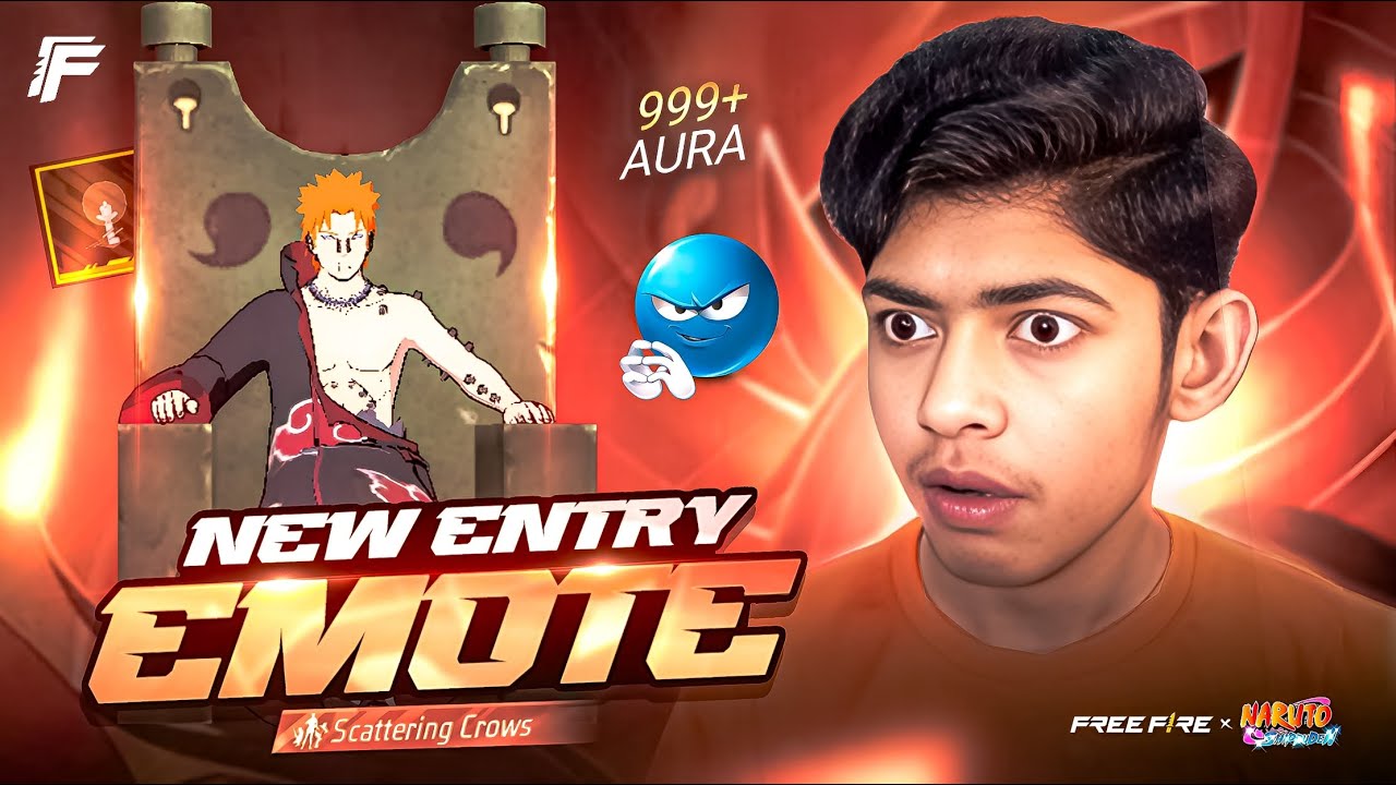 Free Fire x Naruto: Scattering Crows Arrival Animation Unlocked + Insane Headshot Gameplay