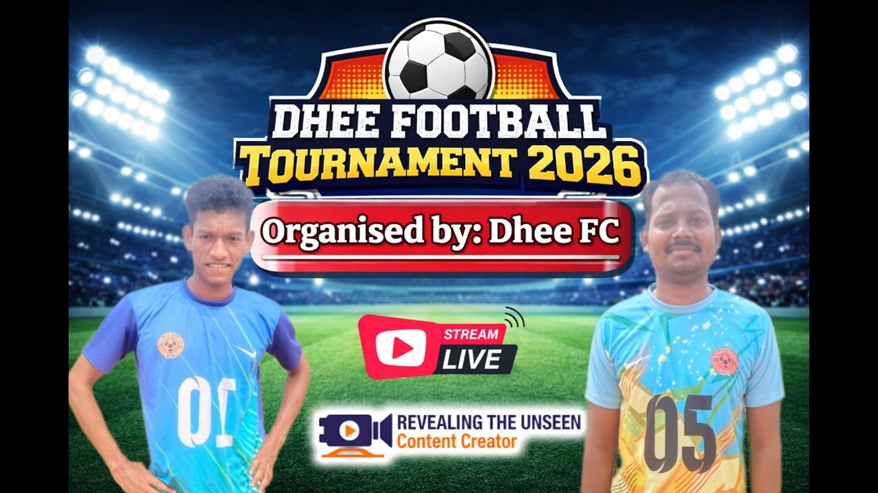 LIVE🛑: Sillu United Vs Happy Tigers | Dhee Football Tournament 2026| #revealingtheunseen