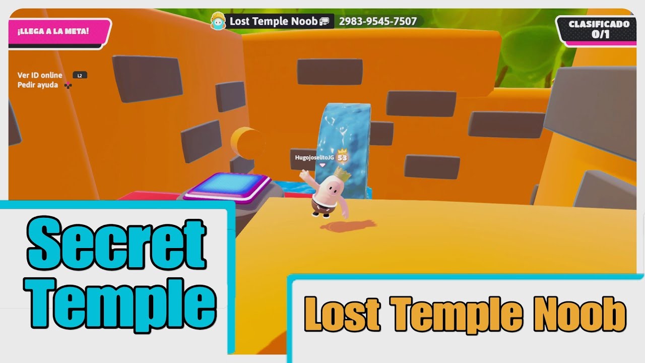 Secret Temple | By: Lost Temple Noob | Guide | Fall Guys Creative🏆