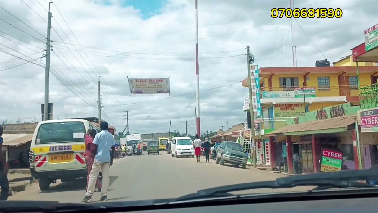 TOUR TO JUJA FARM, CHEAP PLOTS AND HOUSES TO LET( ROADTRIP FROM THIKA ROAD TO JUJA FARM)