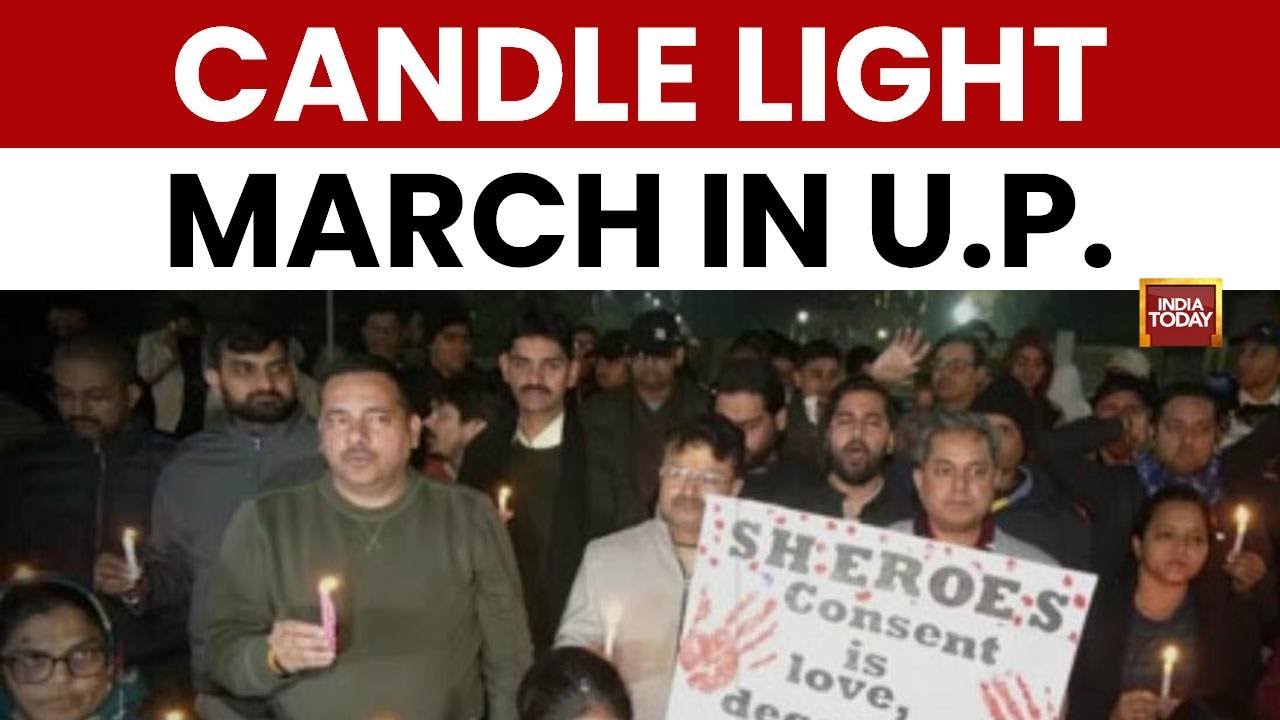 Lucknow: Candle March At 1090 Crossing Demands Arrest Of KGMU Doctor Rameez In Conversion Case