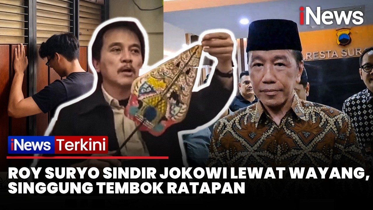 Roy Suryo Sindir Jokowi Lewat Wayang: Ada Petruk yang Rumahnya Jadi Tembok Ratapan | iNews Terkini