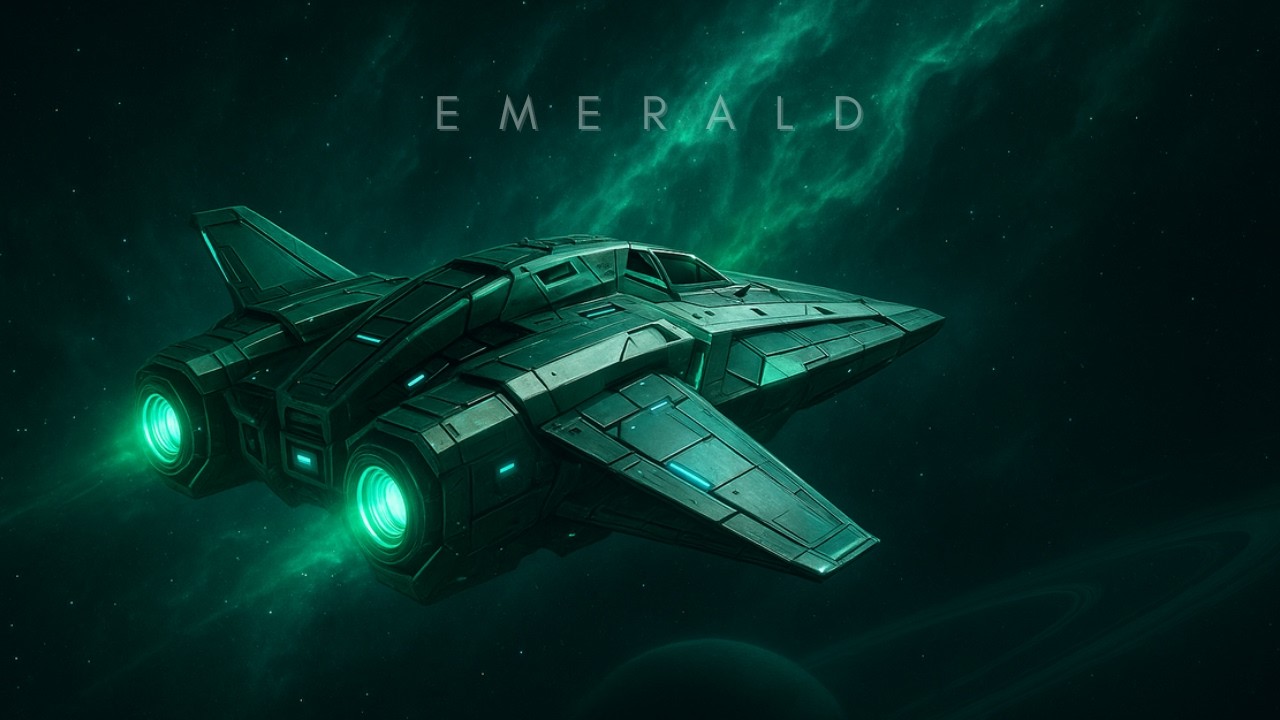 Emerald Drift through the Silent Nebula | Ambient Sci-FI Relaxing Music