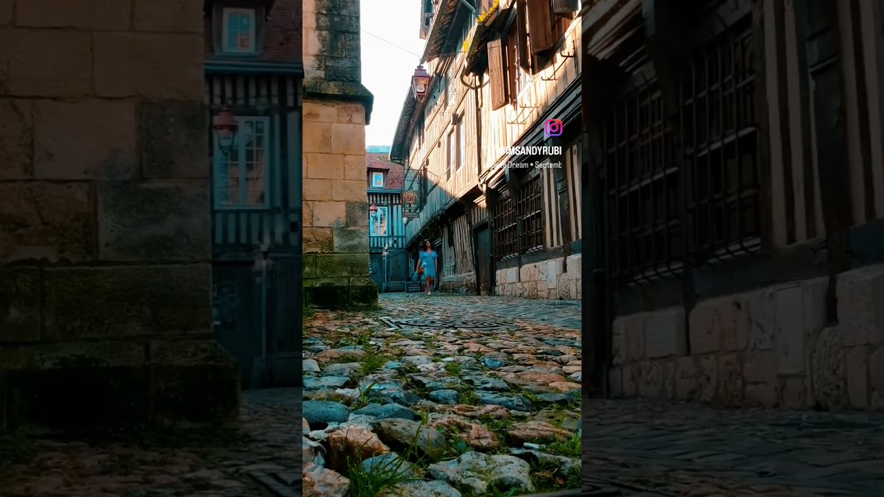 Wandering through history on cobblestone streets. #shorts #france france