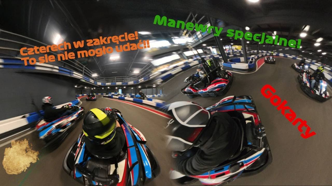 Gokarty - jak jeździć szybciej, manewry specjalne, E1 Kielce.