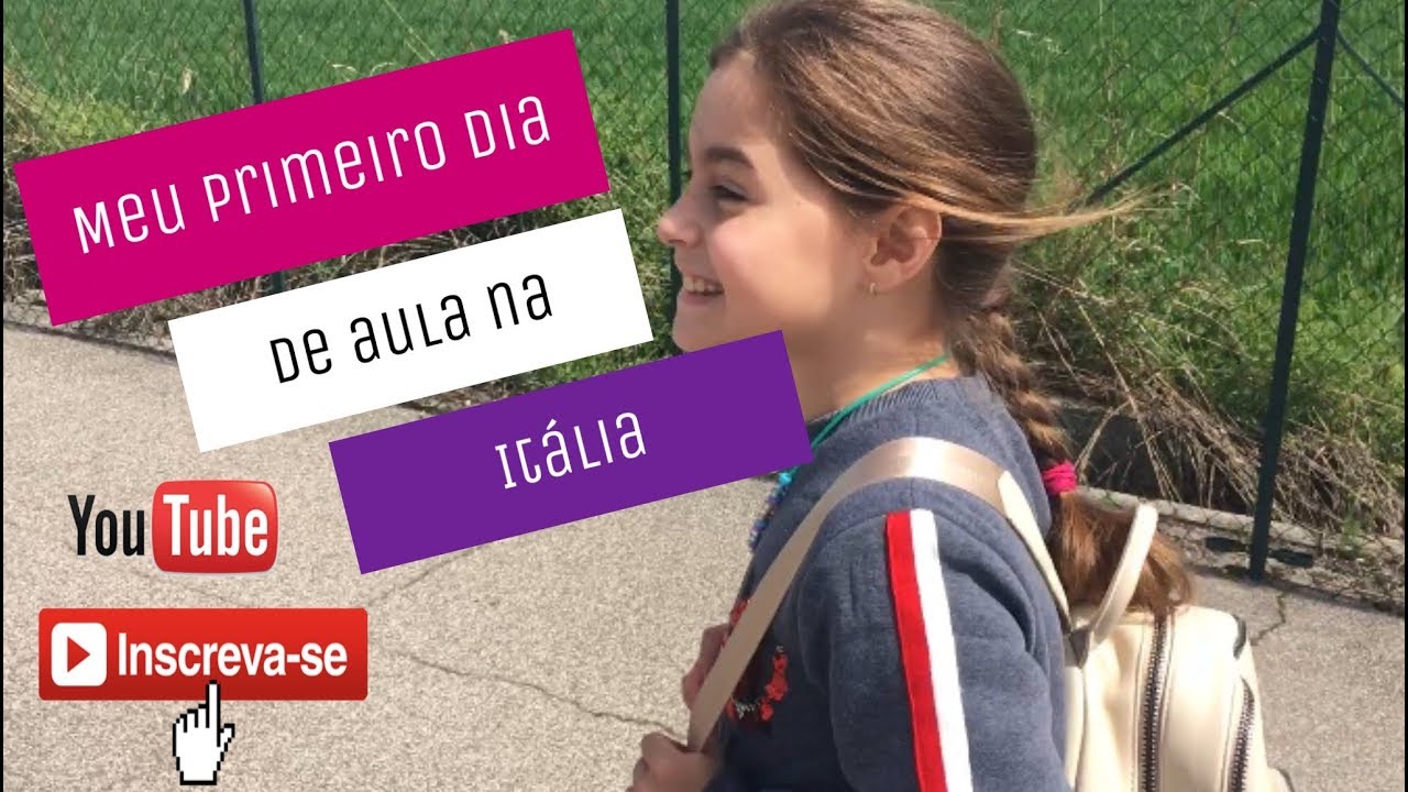 Meu primeiro dia de aula na Itália - Kemily para baixinhas.