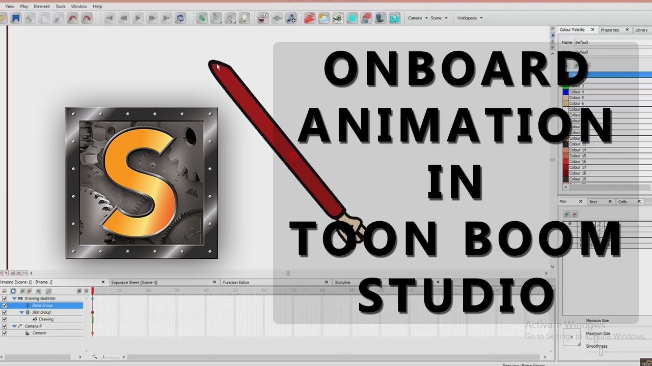How To Do Onboard Animation In Toon Boom Studio, Animation With Toon Boom Studio