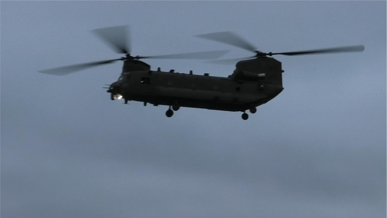 The Beast Arrives – Chinook Helicopter Storms Into Norwich!