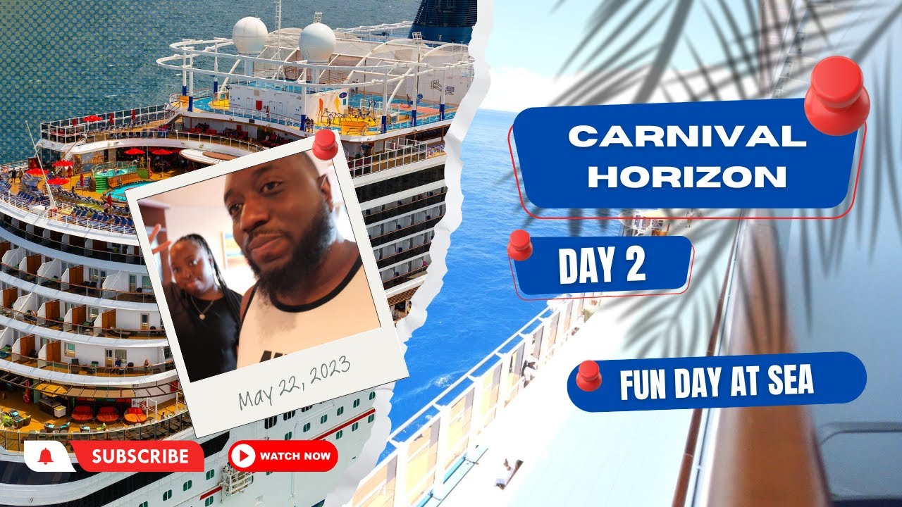 CARNIVAL HORIZON DAY 2 FUN DAY AT SEA! | LIQUID LOUNGE| LOST MY SAIL & SIGN CARD HORIZON BLUES