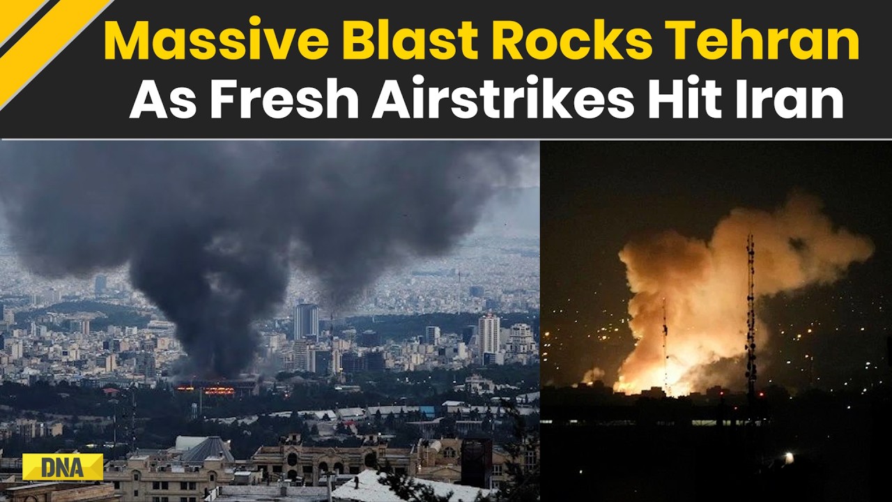Iran Israel War: Huge Explosions In Tehran Amid New Israel Airstrikes | Israel Iran War