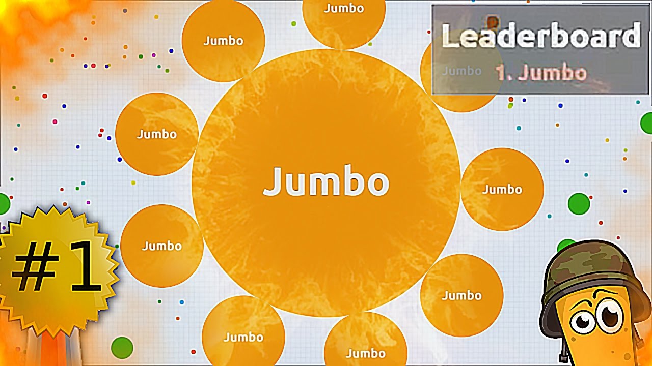 LEGENDARY DESTROYING TEAMS - JUMBO BEST MOMENTS IN AGARIO
