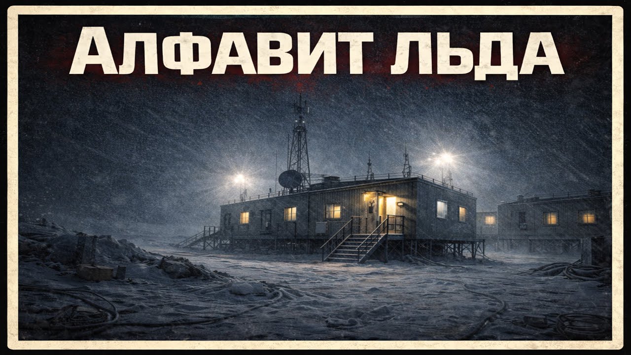 На полярной станции нашли “текст” во льду