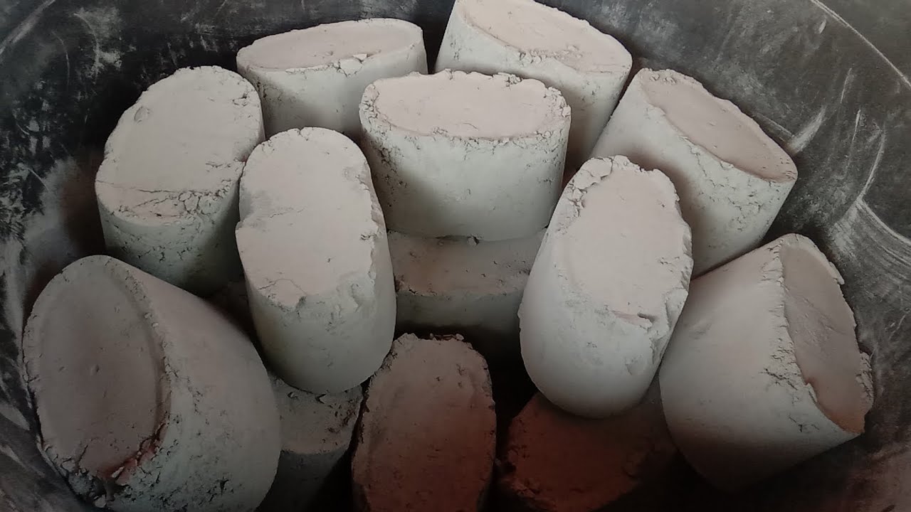 Hard crunchy pure cement blocks super dusty 🌪️ Crumbling 😍|Satisfying video|Asmr puppys