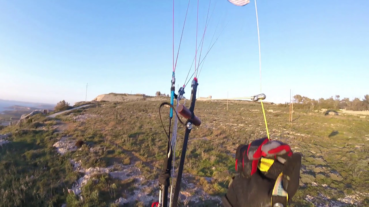 Ozone Enzo 3 full bar to top land on take off