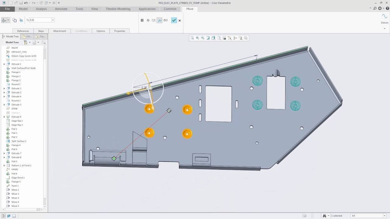 Flexible Modeling (FMX) in Sheet Metal Parts - Overview