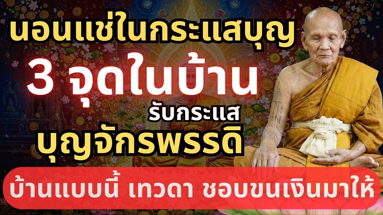 3 จุดในบ้าน ต้องเปิดโล่ง รับกระแสบุญจักรพรรดิ #หลวงปู่ดู่ #ตีระฆังใจ #ธรรมะก่อนนอน #สวดมนต์พลิกชีวิต