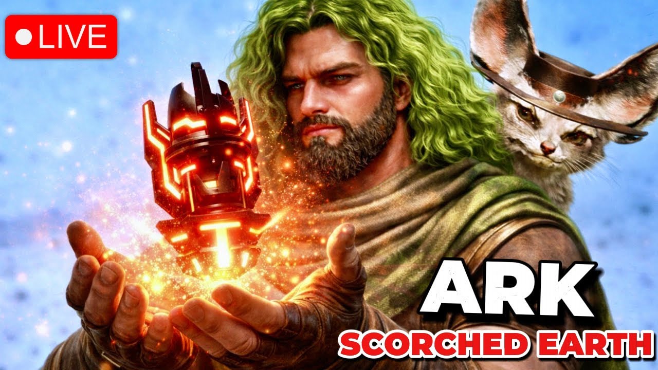 STEALING THE POWER OF SCORCHED EARTH | ARK SCORCHED EARTH LIVE