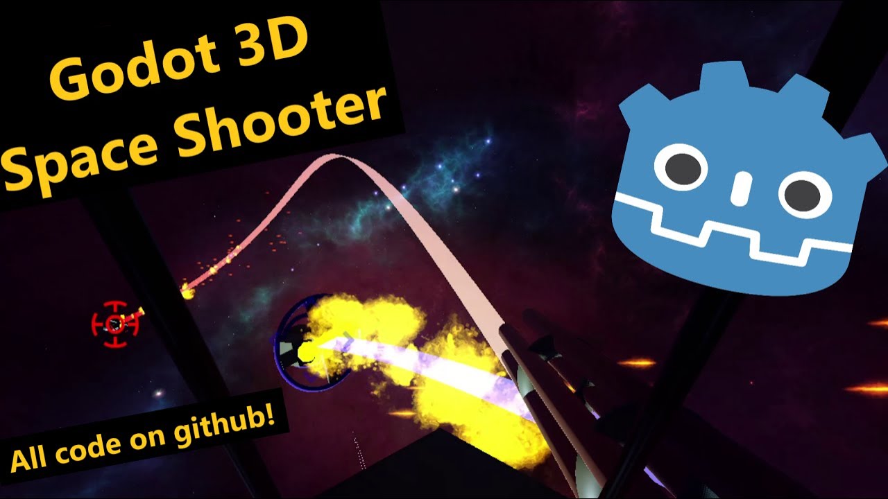 3D Space Combat - Godot - Code available on github!